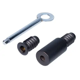 EDWIN Sliding Sash Range - ED33 Detachable Round Sash Stop&comma; Solid Brass with a Matt Bronze Finish &lpar;ED33-MBZ&rpar;