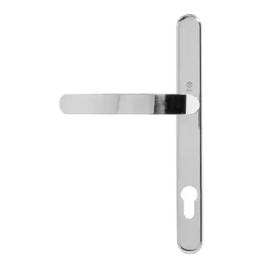 Click Here To Enlarge This Photo Of BLU Performance Ergonomic Lever Door Handle on Backplate Set &lpar;92mm c&sol;c&rpar; 316 Polished Stainless Steel &lpar;EGC096-PSS&rpar;