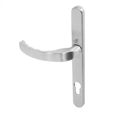 Click Here To Enlarge This Photo Of BLU Performance Ergonomic Lever Door Handle on Backplate Set &lpar;92mm c&sol;c&rpar; 316 Satin Stainless Steel &lpar;EGC096-SSS&rpar;