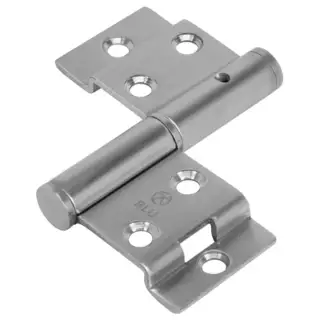 BLU Performance Tritus Flush Lift Off Butt Hinge &lpar;Left Hand&rpar; 77&period;2 x 45&period;8 x 2&period;5mm&comma; 316 Satin Stainless Steel &lpar;FH70-LH-SSS&rpar;