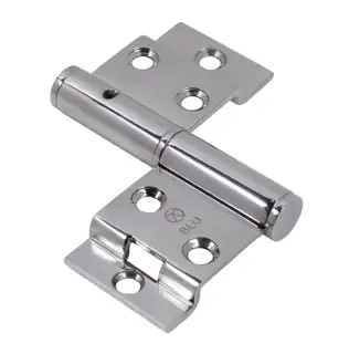 BLU Performance Tritus Flush Lift Off Butt Hinge &lpar;Right Hand&rpar; 77&period;2 x 45&period;8 x 2&period;5mm&comma; 316 Polished Stainless Steel &lpar;FH70-RH-PSS&rpar;