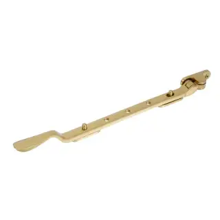 BLU Performance Regent 11" &lpar;280mm&rpar; Casement Window Stay&comma; 316 Stainless Steel in a PVD Satin Brass Finish &lpar;REG300-11-PSB&rpar;