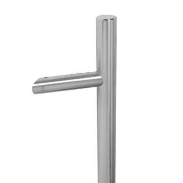 Click Here To Enlarge This Photo Of BLU Performance HAB6 Offset Round 'T' Bar Pull Handle &lpar;32mm Diameter&rpar; 316 Satin Stainless Steel