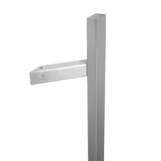 BLU Performance HAB7 Offset Rectangular 'T' Bar Pull Handle &lpar;40mm Width&rpar; 316 Satin Stainless Steel