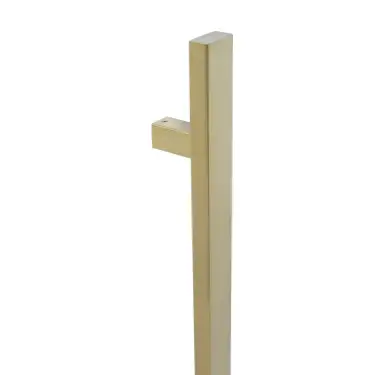 Click Here To Enlarge This Photo Of BLU Performance HAB15 Inline Rectangular 'T' Bar Pull Handle &lpar;40mm Width&rpar; G316 Stainless Steel in a PVD Satin Brass Finish