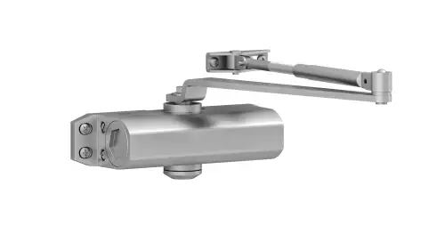 Click Here To Enlarge This Photo Of CE3F UNION Fire Rated Fixed Power Size 3 Overhead Door Closer - Silver