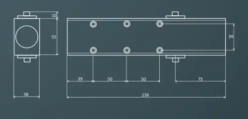 Click Here To Enlarge This Photo Of TS5&period;225BC&period;PB BOSS Door Controls EN&period;2-5 Polished Brass Overhead Door Closer with Backcheck
