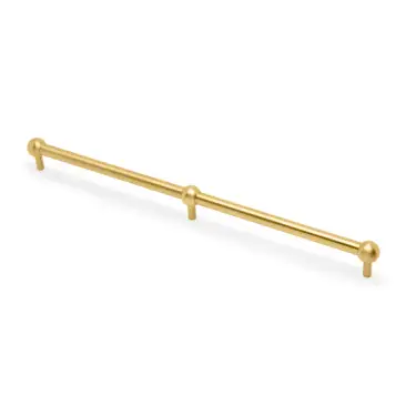 Click Here To Enlarge This Photo Of AW856-448-SBPVD - Alexander & Wilks Plain Caesar Cabinet Pull 448mm c&sol;c - Satin Brass PVD