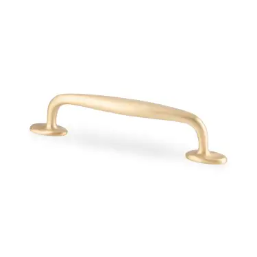 Click Here To Enlarge This Photo Of AW861-128-SB - Alexander & Wilks Ashbury Cabinet Pull 128mm c&sol;c - Satin Brass