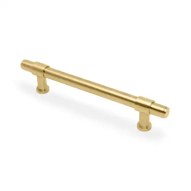 Click Here To Enlarge This Photo Of AW839P-160-SBPVD - Alexander & Wilks Kingston Plain Pull Handle 160mm c&sol;c - Satin Brass PVD