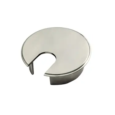 Click Here To Enlarge This Photo Of FTD855SN -Carlisle Brass Fingertip Design Cable Tidy 62mm &lpar;75 x 23mm&rpar; Satin Nickel