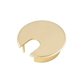 FTD855SB - Carlisle Brass Fingertip Design Heavy Pattern 62mm Cable Tidy 62mm &lpar;75 x 23mm&rpar; Satin Brass