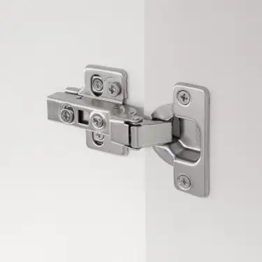 Click Here To Enlarge This Photo Of Eclipse 99030 35mm Nickel Plated Clip On 3D Soft Close Cabinet Hinge 105&deg; Half Overlay - Pack of 2
