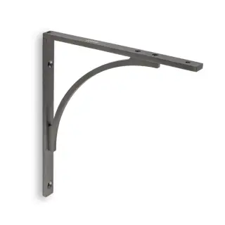 AW740DBZPVD - Alexander & Wilks Eden Solid Brass Shelf Bracket 205mm x 220mm - Dark Bronze PVD