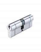V10EP4550DPCE - Zoo Hardware Vier V10 Euro Profile Double Cylinder 95mm (45/50) Polished Chrome
