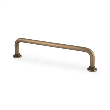 Click Here To Enlarge This Photo Of AW811-128-AB - Alexander & Wilks Scandi Pull Handle 128mm c&sol;c - Antique Brass