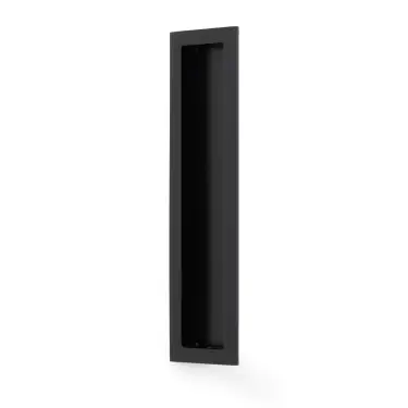 Click Here To Enlarge This Photo Of AW911-200-BL - Alexander & Wilks 200mm x 45mm Rectangular Flush Pull - Black