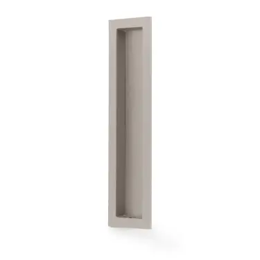 Click Here To Enlarge This Photo Of AW911-200-SN - Alexander & Wilks 200mm x 45mm Rectangular Flush Pull - Satin Nickel