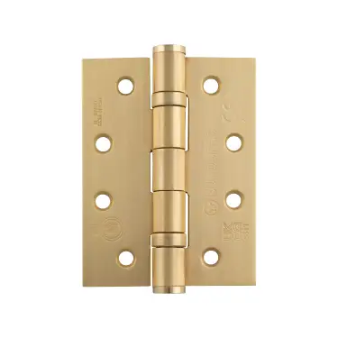 Click Here To Enlarge This Photo Of HIN1433&sol;11SB - Carlisle Brass Eurospec 102mm x 76mm x 3mm CE Fire Rated Grade 11 Ball Bearing Hinges Satin Brass