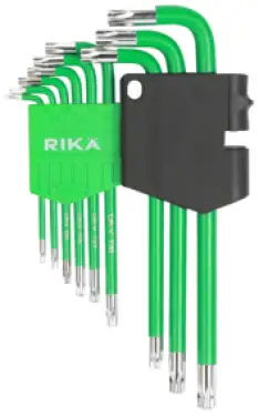 Click Here To Enlarge This Photo Of SHEX009 Rika 9-Piece Professional Metric Long Star Key Set