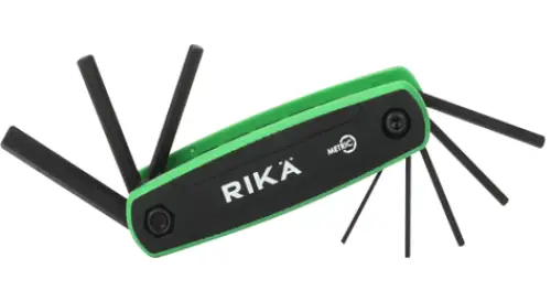 Click Here To Enlarge This Photo Of HKEY008 Rika 8-Piece Professional Folding Metric Hex Key Set