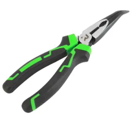 Click Here To Enlarge This Photo Of HLBL001 Rika 200mm High Leverage Bent Long Nose Pliers