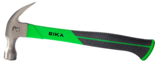 Click Here To Enlarge This Photo Of CLAW003 Rika Fibreglass Claw Hammer with Soft Grip Handle 16oz