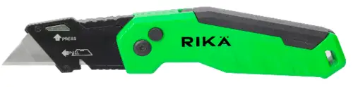 Click Here To Enlarge This Photo Of FKNI001 Rika Retractable Folding Utility Knife with Blade Storage