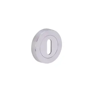 H2151PCSCP - Hunta Standard Keyhole Escutcheon Polished&sol;Satin Chrome