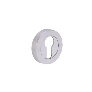 H2152PCSCP - Hunta Euro Profile Escutcheon Polished&sol;Satin Chrome