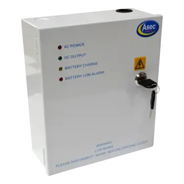 Click Here To Enlarge This Photo Of AS10726 - ASEC Boxed Power Supply - 12VDC 5 Amp
