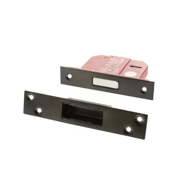 Click Here To Enlarge This Photo Of Atlantic - ALKDEAD5LK25UDB British Standard 5 Lever Key Deadlock 2&period;5" - Urban Dark Bronze