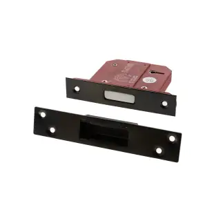 Atlantic - ALKDEAD5LK3UDB British Standard 5 Lever Key Deadlock 3" - Urban Dark Bronze