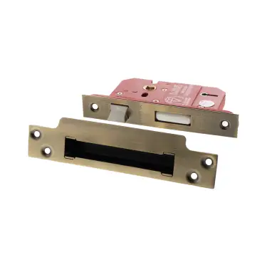 Click Here To Enlarge This Photo Of Atlantic - ALKSASH5LK25MAB British Standard 5 Lever Key Sashlock 2&period;5" - Matt Antique Brass
