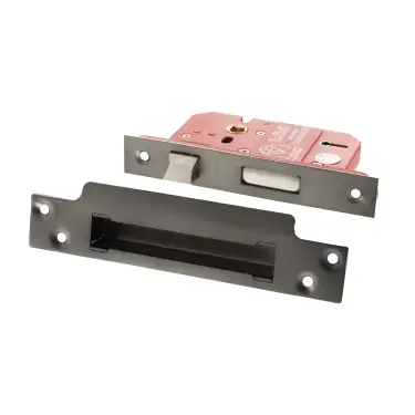 Click Here To Enlarge This Photo Of Atlantic - ALKSASH5LK3MBN British Standard 5 Lever Key Sashlock 3" - Matt Gun Metal