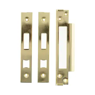 Atlantic - ALKREBS5LKPB 5 Lever Sashlock Rebate Kit - Polished Brass