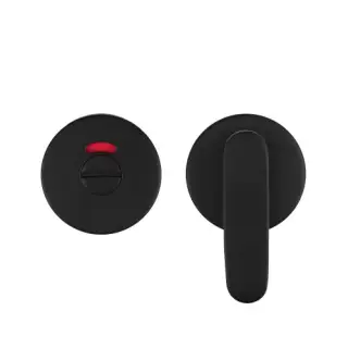 ZCS2008IG36PCB Zoo Hardware Accessible Peanut Thumbturn and Release with Indicator - 53mm x 6mm &lpar;Grade 201&rpar; Powder Coated Black