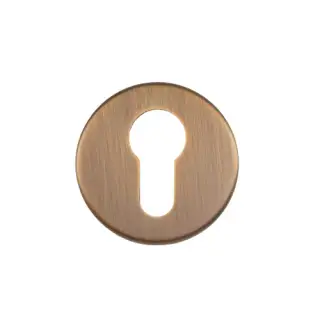 ZCS2001G3AB Zoo Hardware Euro Profile Escutcheon - 52mm x 8mm &lpar;Grade 201&rpar; Antique Brass