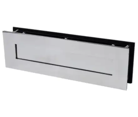 Click Here To Enlarge This Photo Of BLU Performance Classic Sleeved Letter Plate&comma; 330 x 100mm&comma; Up to 68mm Door Thickness&comma; 316 Polished Stainless Steel &lpar;LP430-PSS&rpar;