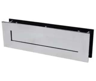 BLU Performance Classic Sleeved Letter Plate&comma; 330 x 100mm&comma; Up to 68mm Door Thickness&comma; 316 Polished Stainless Steel &lpar;LP430-PSS&rpar;