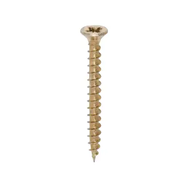 Click Here To Enlarge This Photo Of TIMCO Solo Countersunk Gold Woodscrews