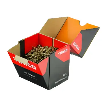 Click Here To Enlarge This Photo Of TIMCO Solo Countersunk Gold Woodscrews