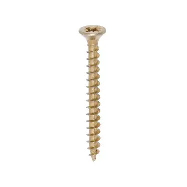 Click Here To Enlarge This Photo Of TIMCO Solo Countersunk Gold Woodscrews