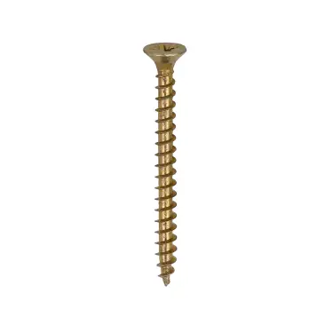 Click Here To Enlarge This Photo Of TIMCO Solo Countersunk Gold Woodscrews