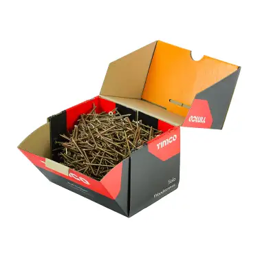 Click Here To Enlarge This Photo Of TIMCO Solo Countersunk Gold Woodscrews