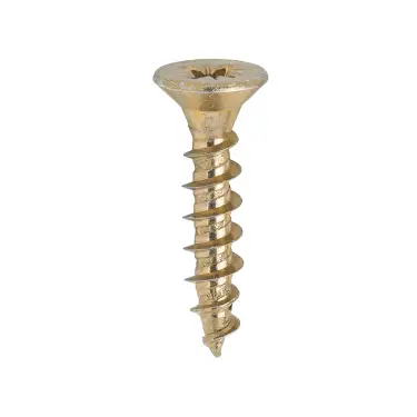 Click Here To Enlarge This Photo Of TIMCO Solo Countersunk Gold Woodscrews
