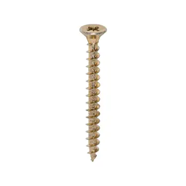Click Here To Enlarge This Photo Of TIMCO Solo Countersunk Gold Woodscrews