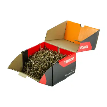 Click Here To Enlarge This Photo Of TIMCO Solo Countersunk Gold Woodscrews