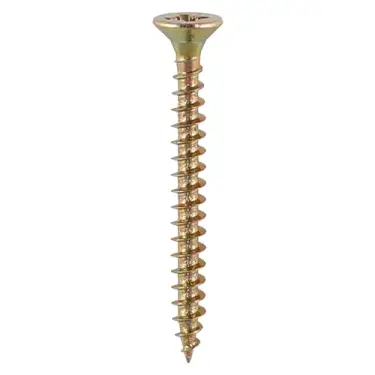Click Here To Enlarge This Photo Of TIMCO Solo Countersunk Gold Woodscrews
