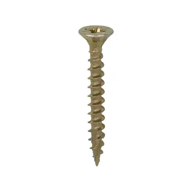 Click Here To Enlarge This Photo Of TIMCO C2 Strong-Fix Multi-Purpose Premium Countersunk Gold Woodscrews